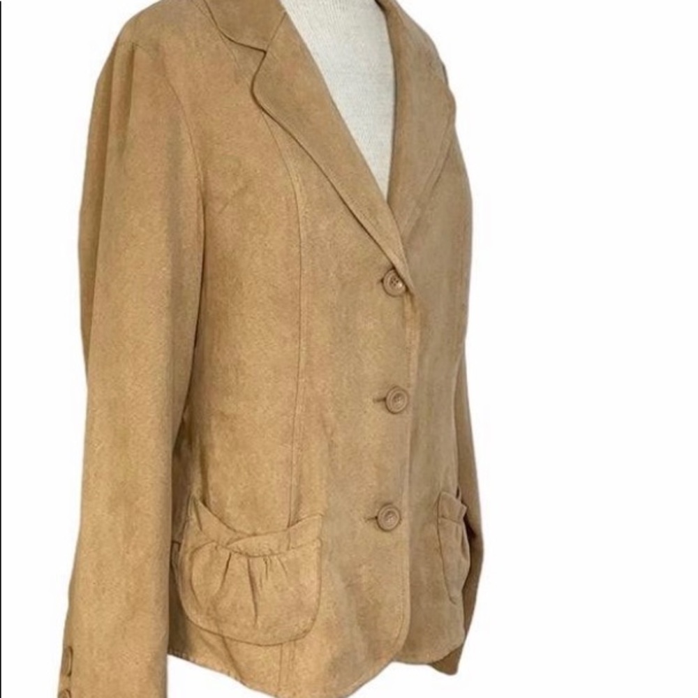 Kim Rogers Camel Ultra Suede Jacket